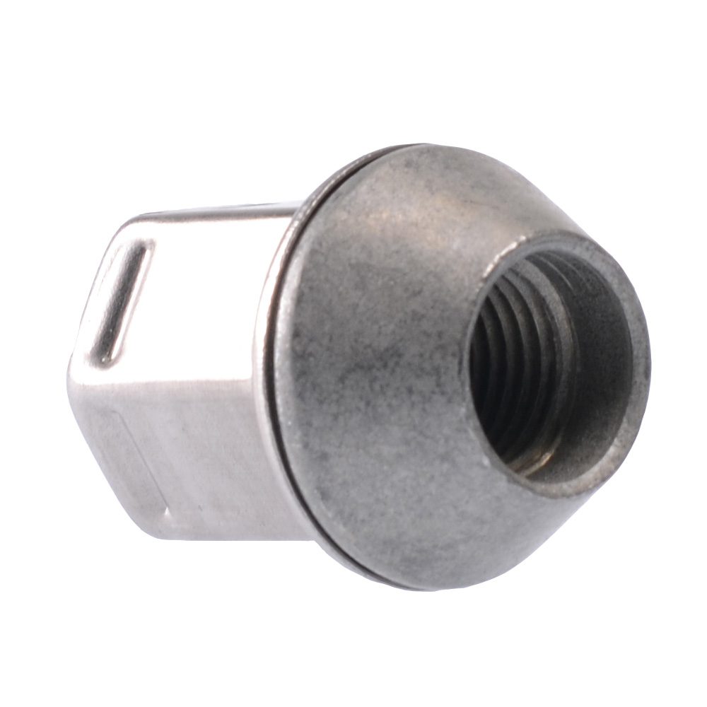 Wielmoer M14 x 1,5, verzinkt, gesloten, met beweegbare sluitring