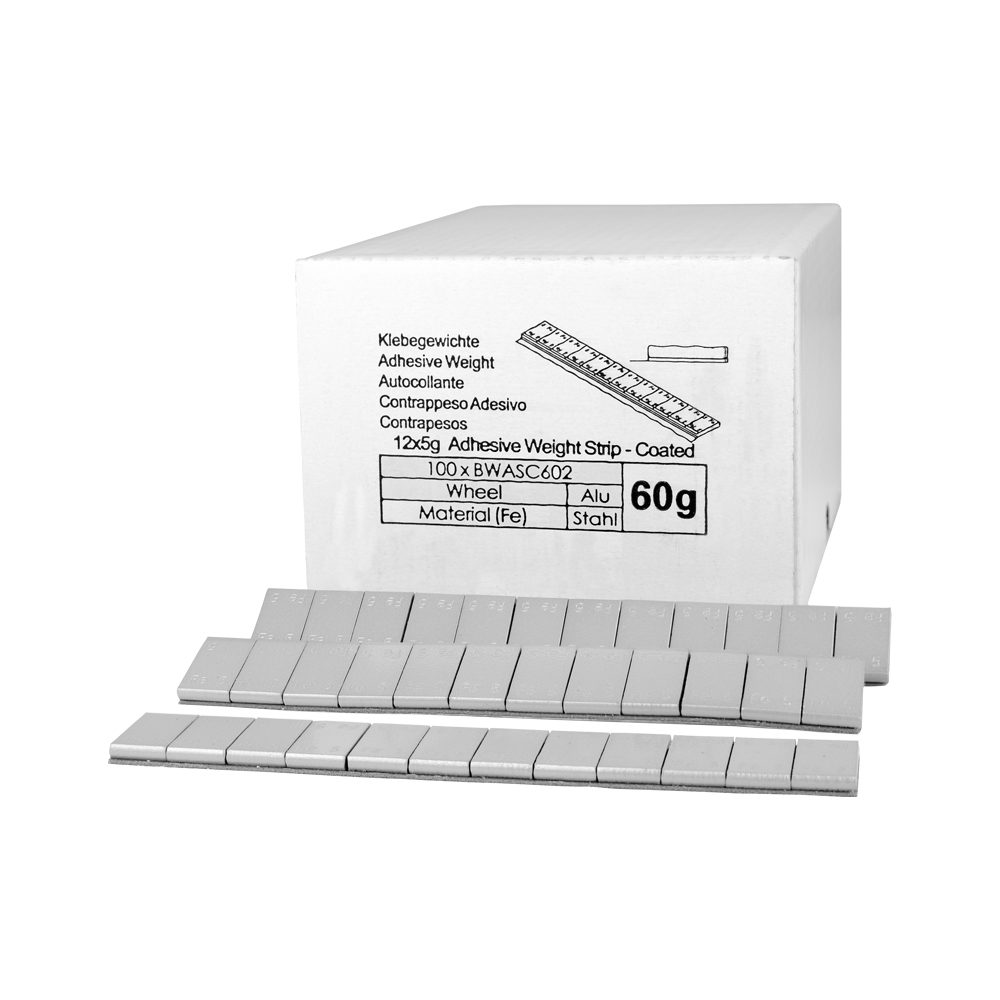 Kleefgewichten | Zwart | 4x5 en 4x10 gram | 100 stuks | Automotive Line